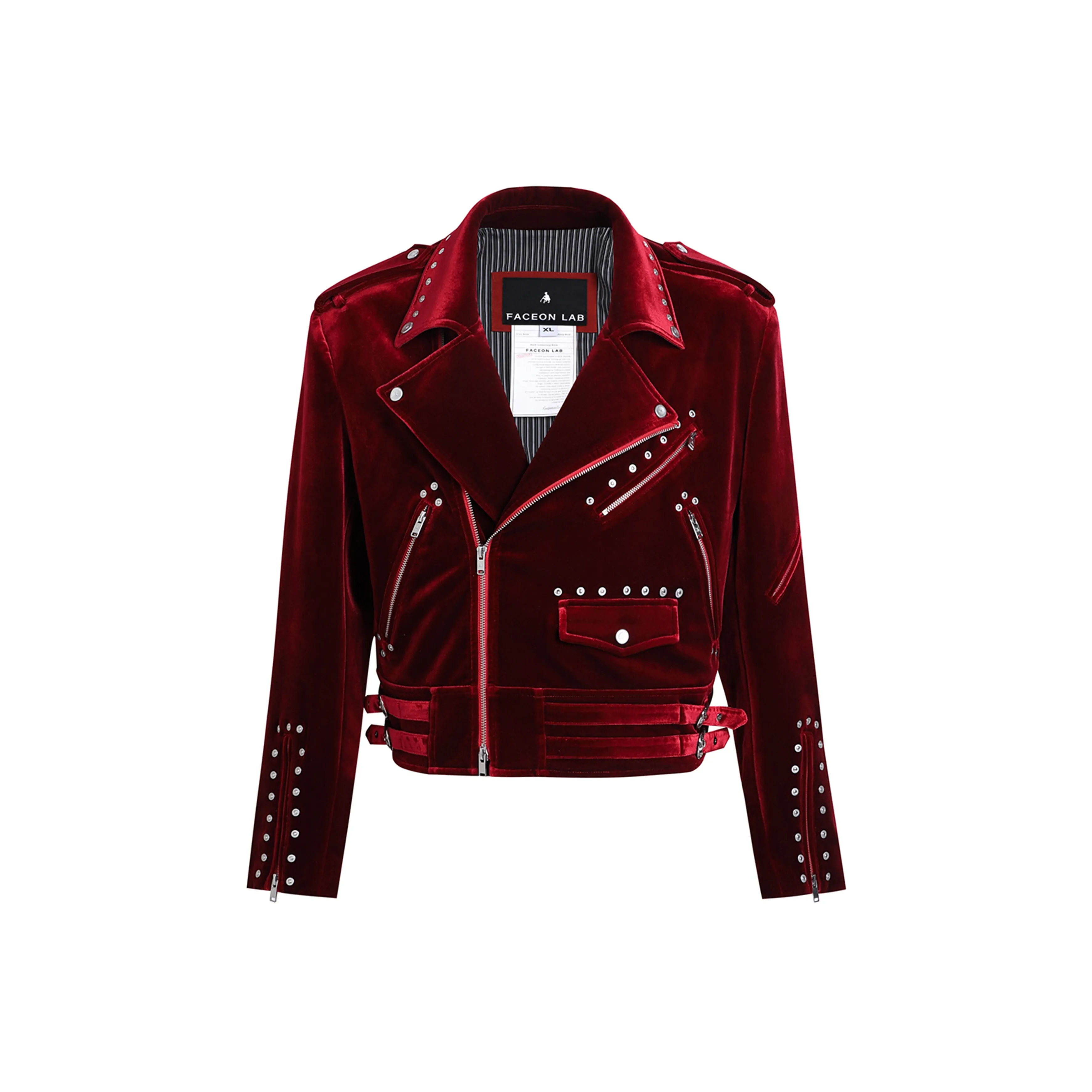 FACEON LAB Бургунди Унисекс Куртки