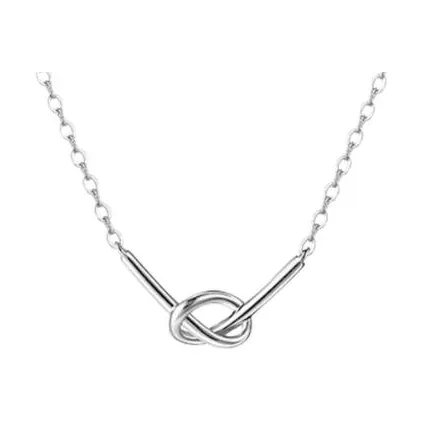 HOLLY RYAN Ins Fashion Minimalist Style Лента Мебиуса Узел "Возлюбленный" Ожерелье Женское Элегантное Универсальное Ключица Цепь