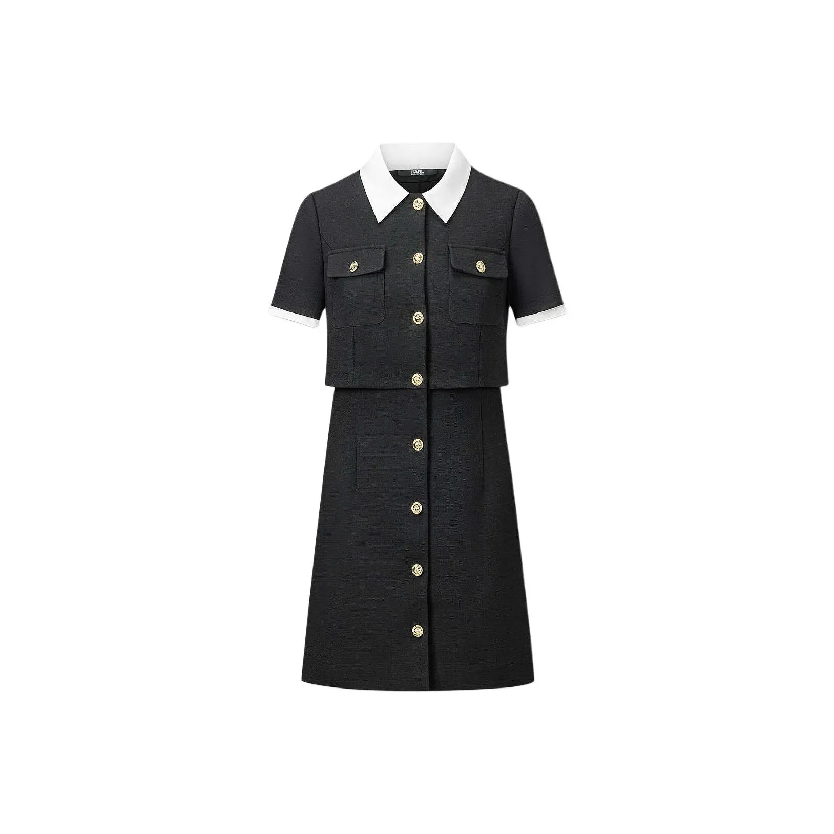 KARL LAGERFELD FW25 Короткий рукав Платье Женское
