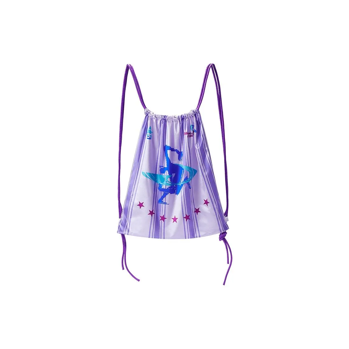 NewJnxs Шнурок-застежка Рюкзак Стандартный Унисекс Белый Фиолетовый