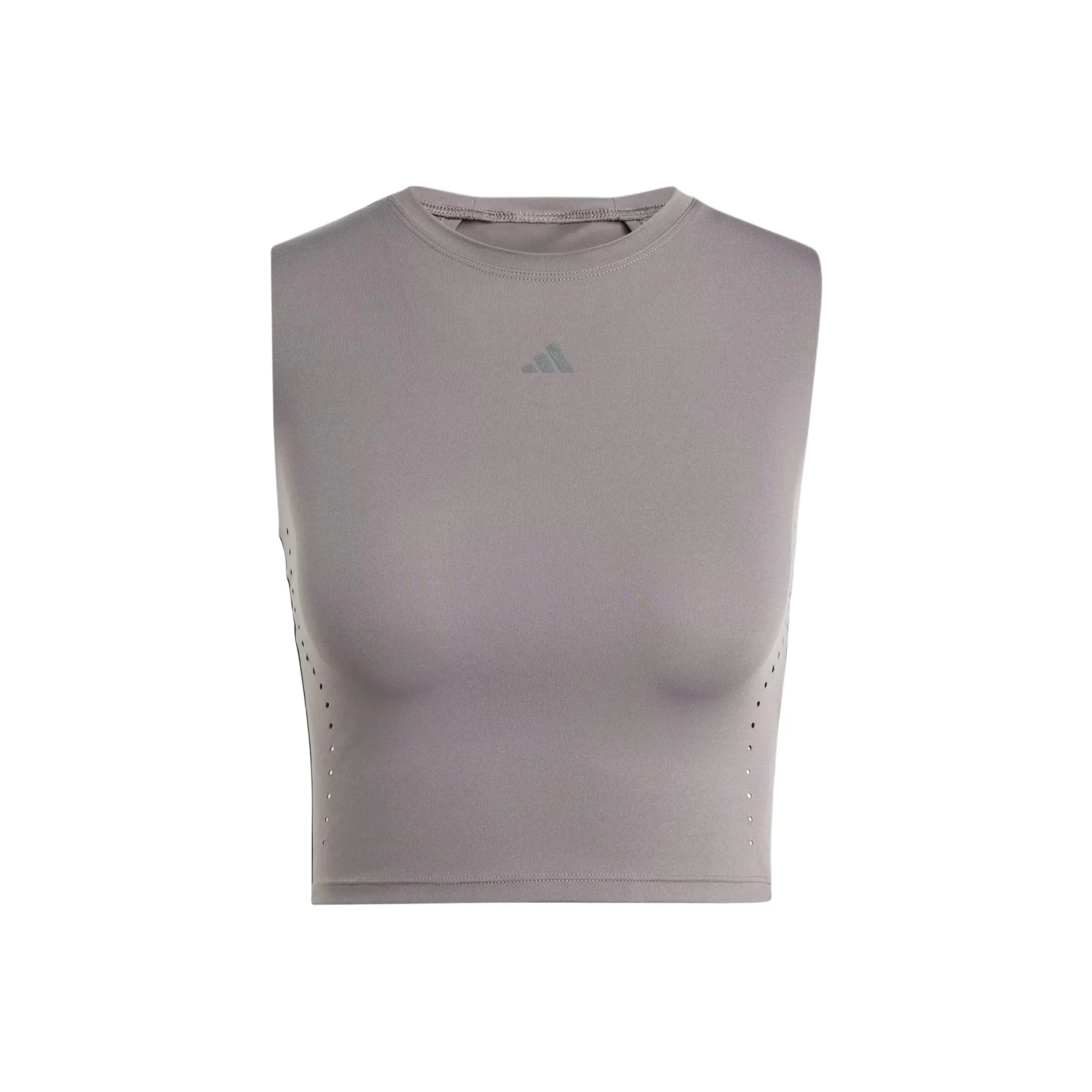Adidas Hiit Crop Heat Rdy Tank Top Sport Vests Women's Brown