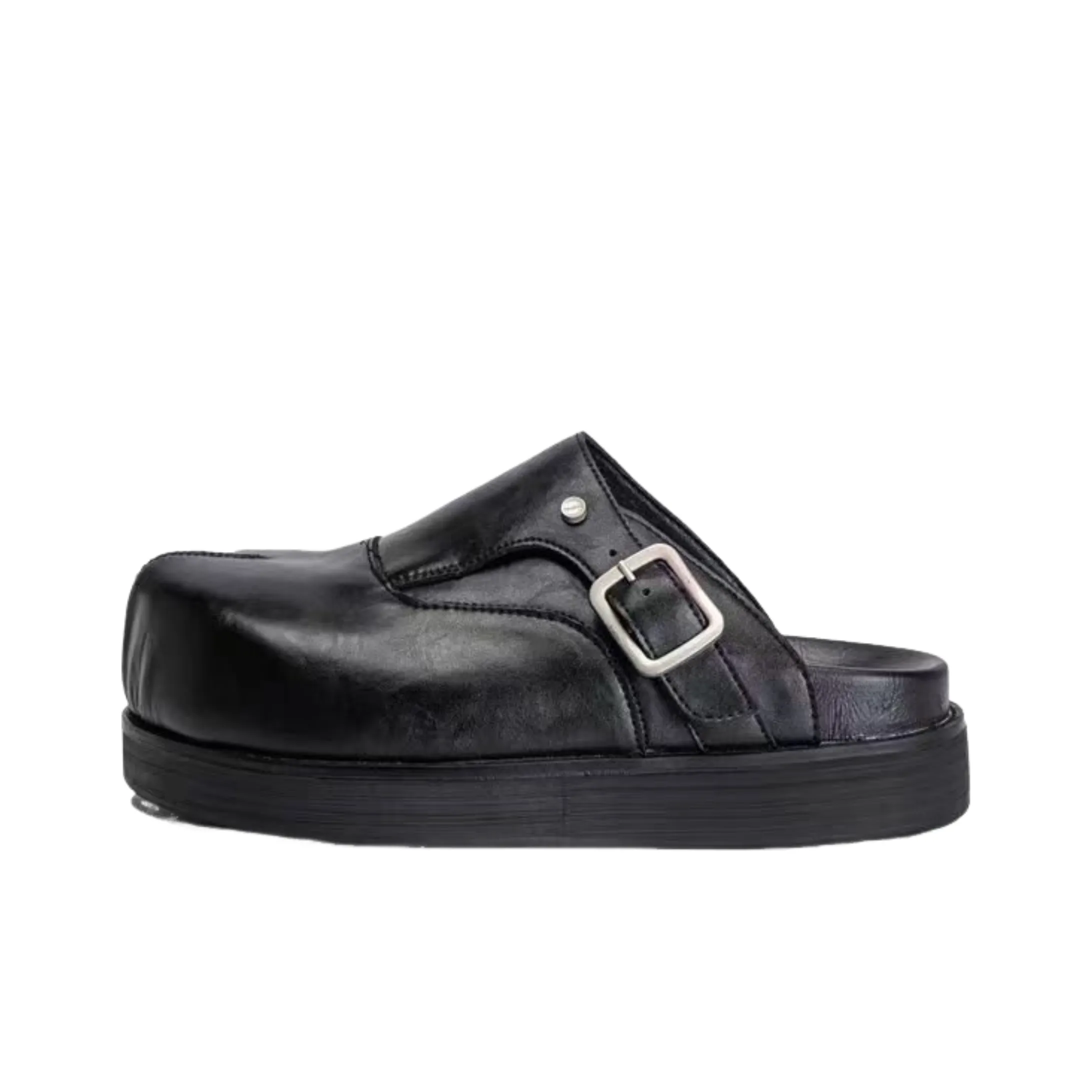 ABCYLM Износостойкие домашние тапочки унисекс черного цвета