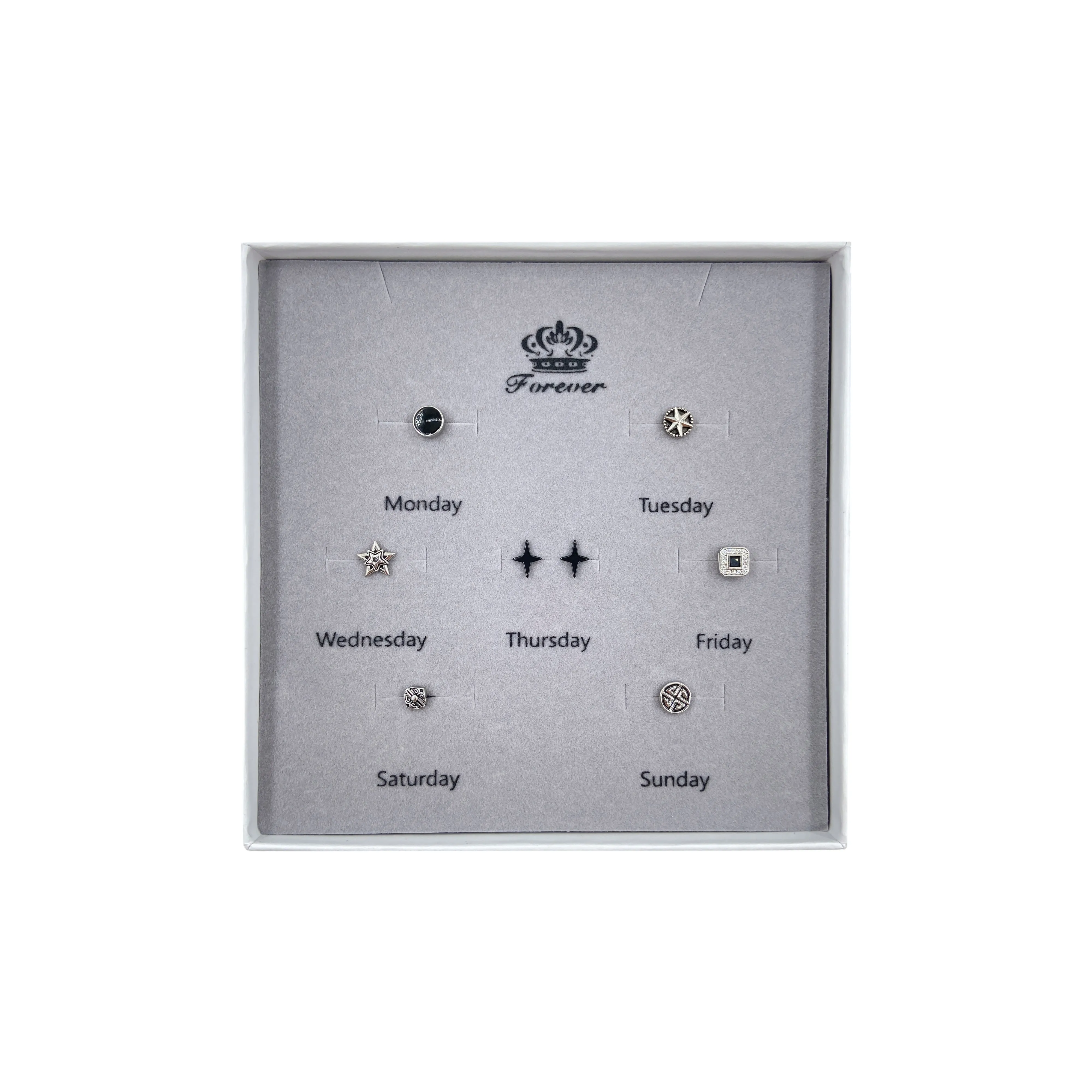 BENNISS 925 стерлинговое серебро титановая сталь серьги-гвоздики унисекс