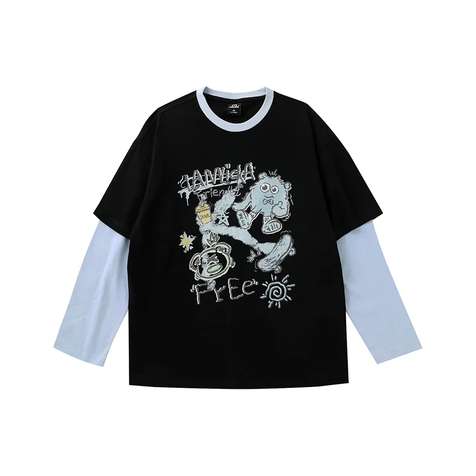 LAMLICKA Черный Унисекс Футболка