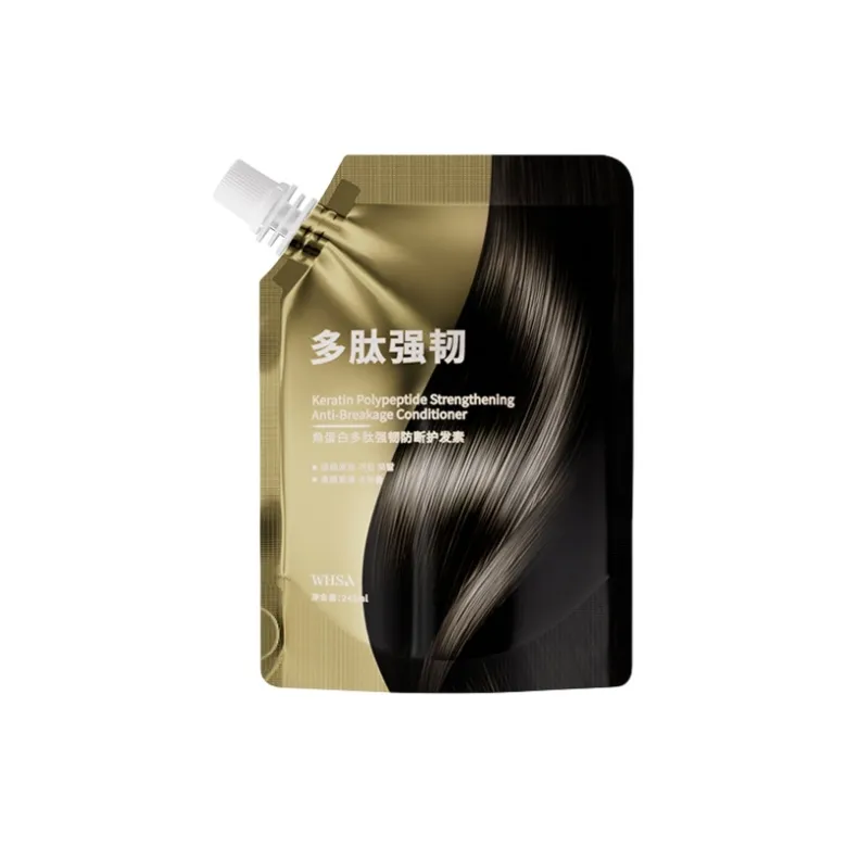 WHSA Keratin Peptide Укрепляющий Кондиционер для волос Уход за волосами Восстанавливающий Уход за волосами Успокаивающий Против растрескивания