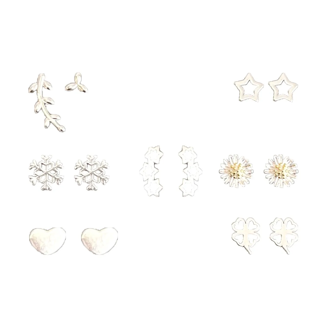 Барби Alloy Серьги-гвоздики Женские