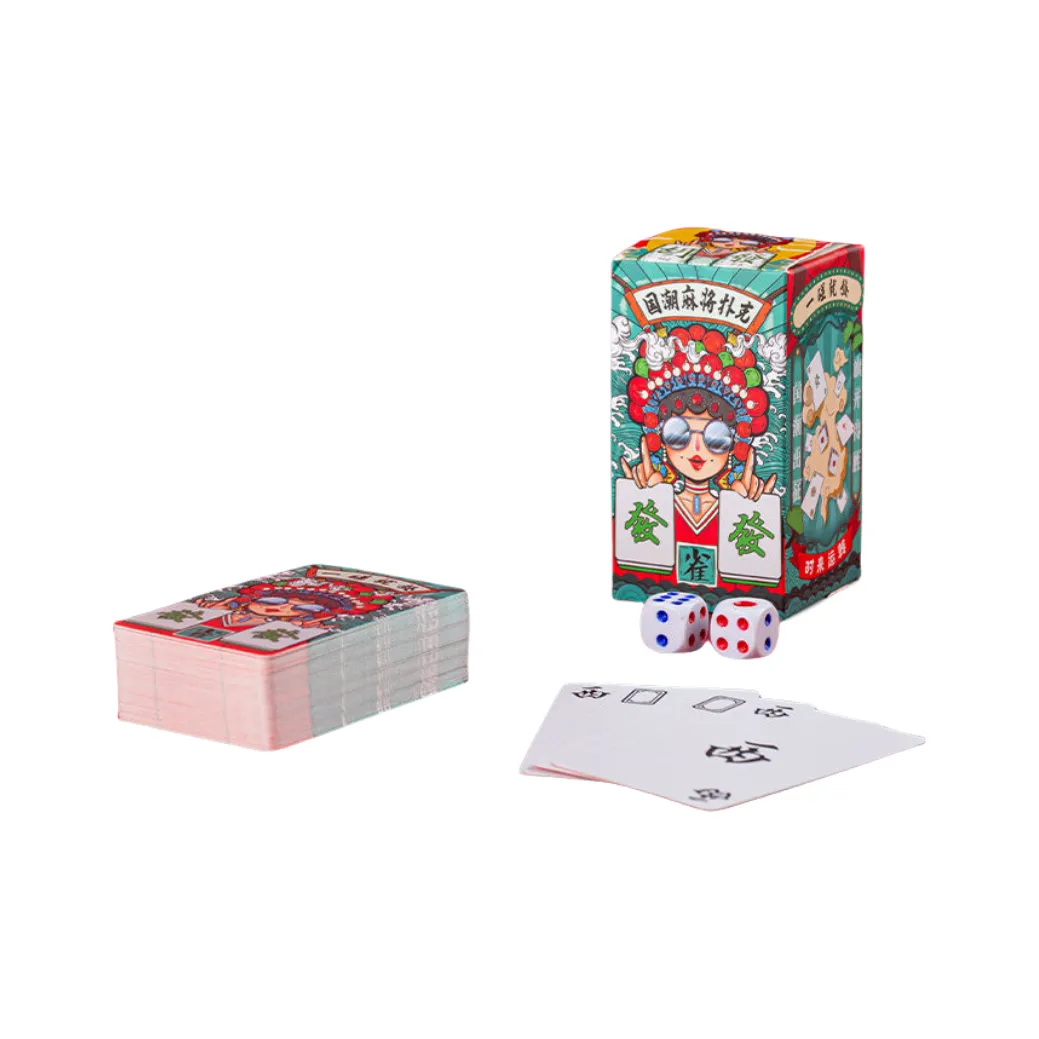 WANGE Водонепроницаемый Эксклюзивный Портативный Домашний Утолщенный Frosted Фильм Прочный Бумажный маджонг