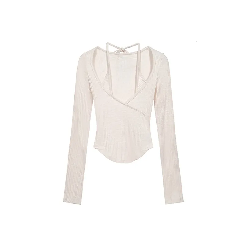 NFV Длинный рукав Т-рубашка Женская