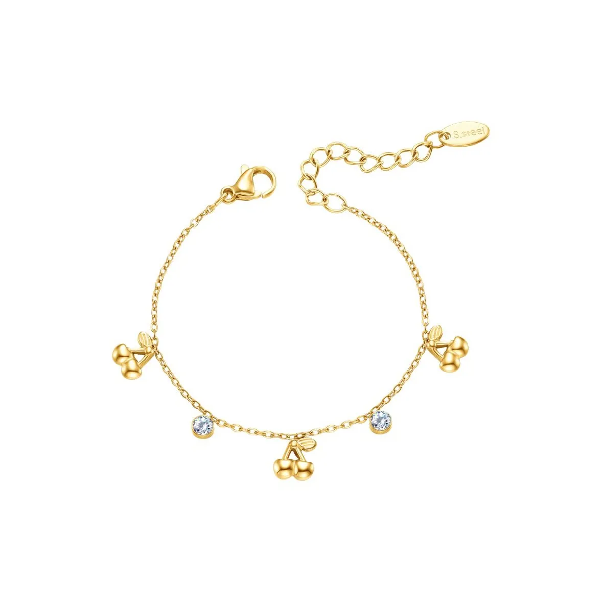 OLEVS Браслеты из нержавеющей стали женские золотые модель OLS 209