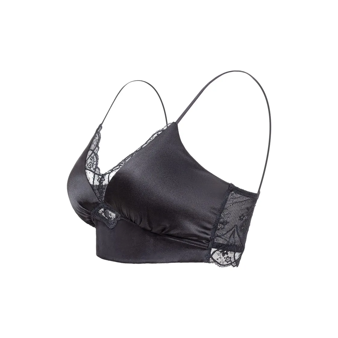 HUYU Летний Тонкий Маленький Верхний Обхват груди Премиум Сексуальный Кружево с Вкладышами Топ на Бретелях Женский