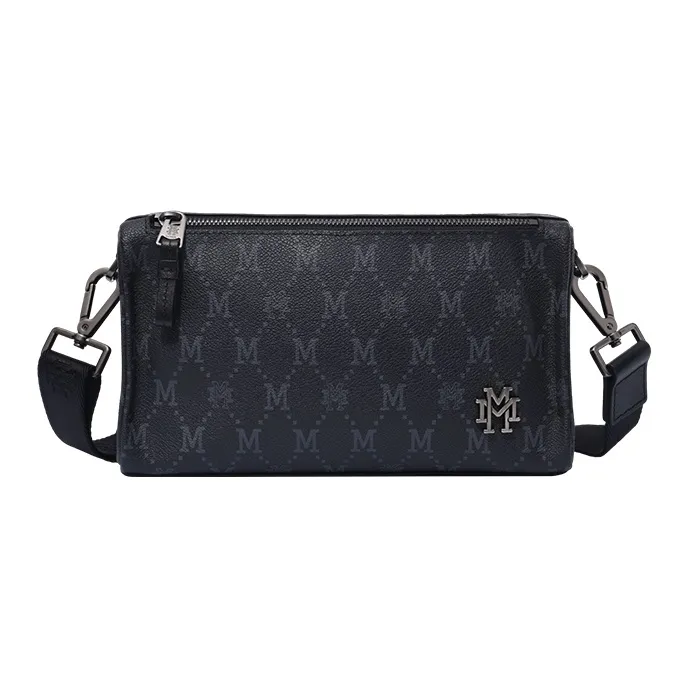 FION Mountain And Sea Journey Series Artificial Leather Fabric Shoulder Bag Men's