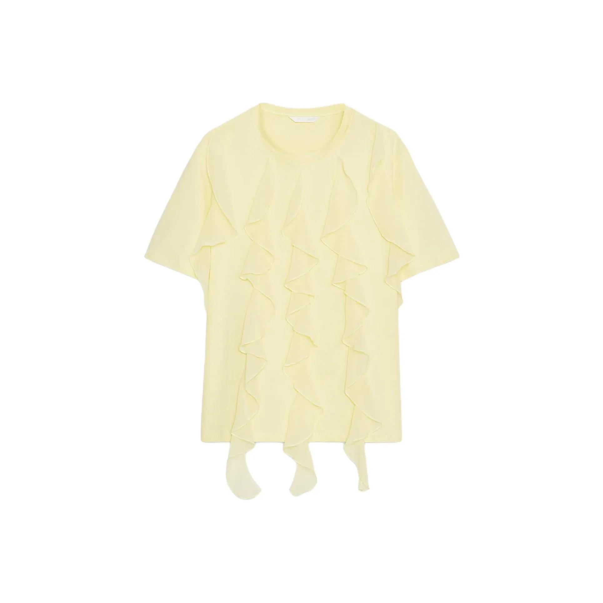 ZARA Желтые Женские Футболки