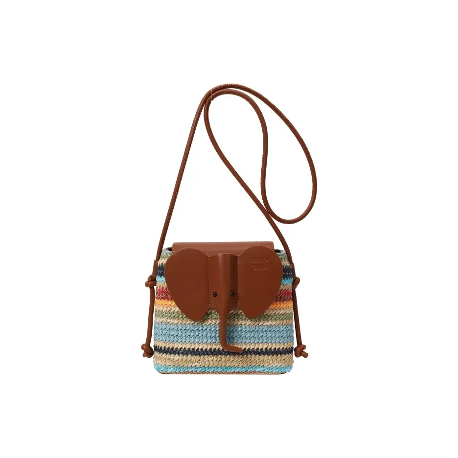 PAYOT Соломенная плетение Летняя ночь Ветер Сумка на плечо Стандартный Женский Многоцветные полосы