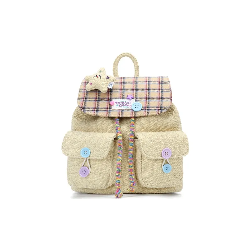 VANWALK Polyester Backpack Regular Women's Multicolor