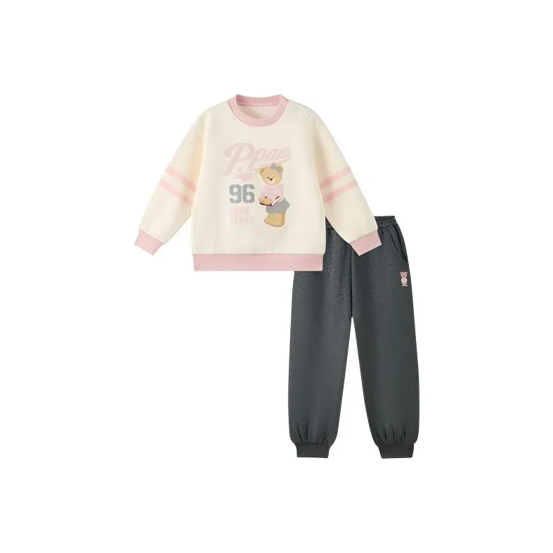 PAW IN PAW Cartoon Bear Повседневная спортивная одежда 2 предмета комплект для детей