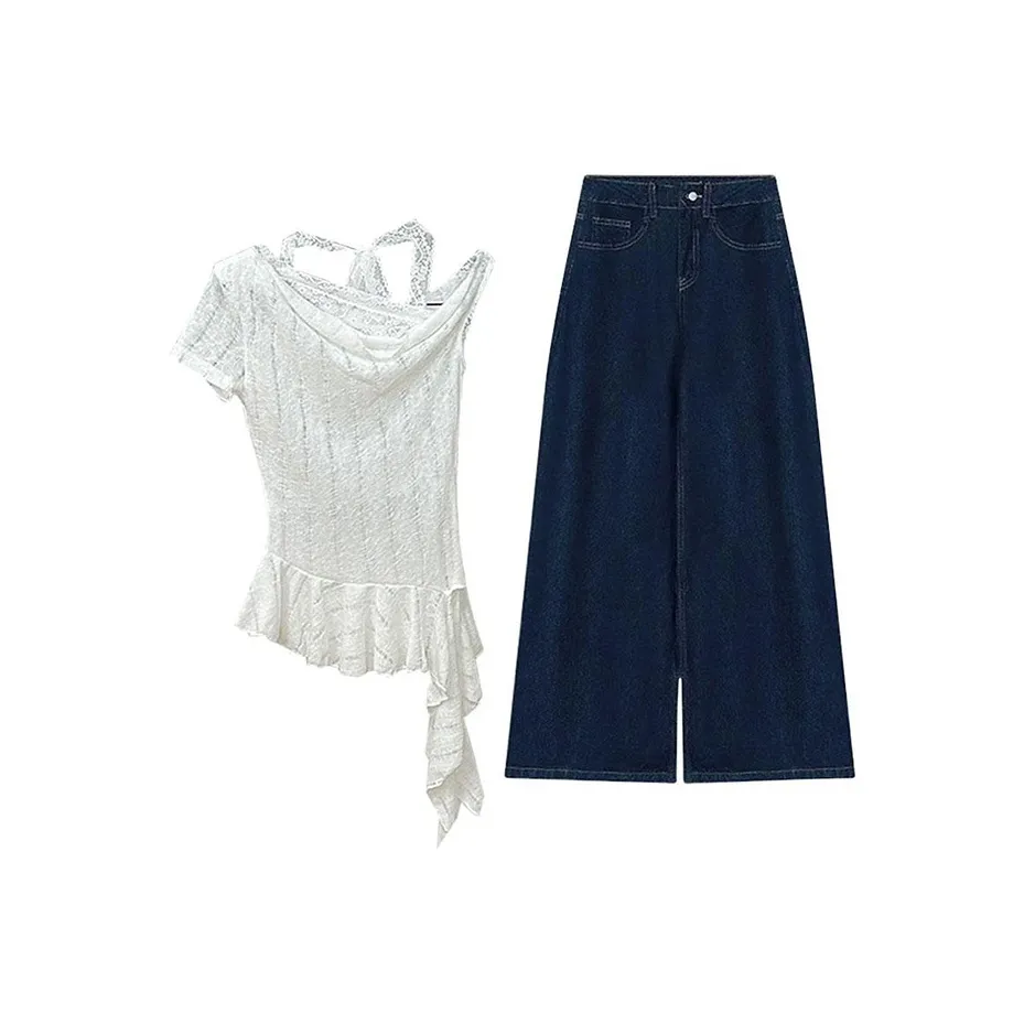 MARIE·COCO Топ без рукавов + брюки Женские Повседневные костюмы