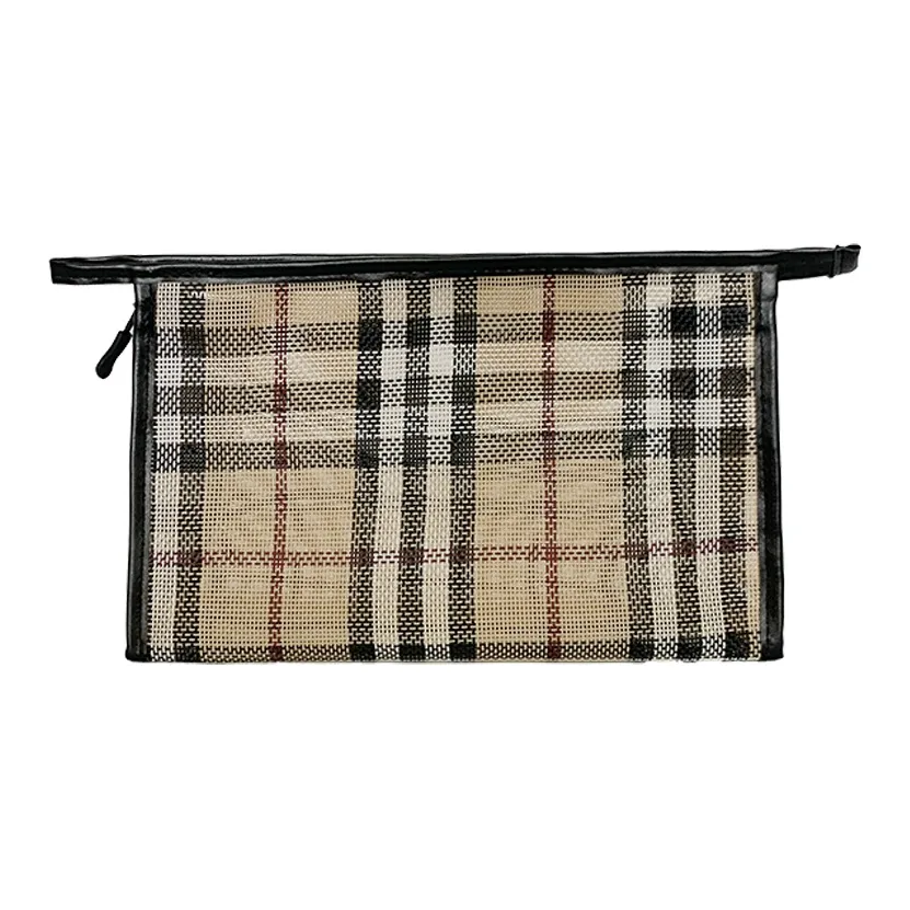 Youe Shone Клетчатый косметичка большой емкости для макияжа сумка для хранения косметики портативная сумка для туалетных принадлежностей для поездок