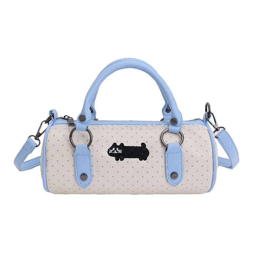 Yi Brigade ПУ (полиуретан) Сумка через плечо Сумка Обычная Женская Синий Серебристо-розовый