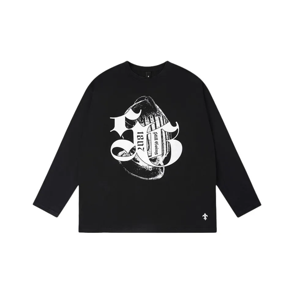 1807 Длинный рукав T-рубашка Унисекс