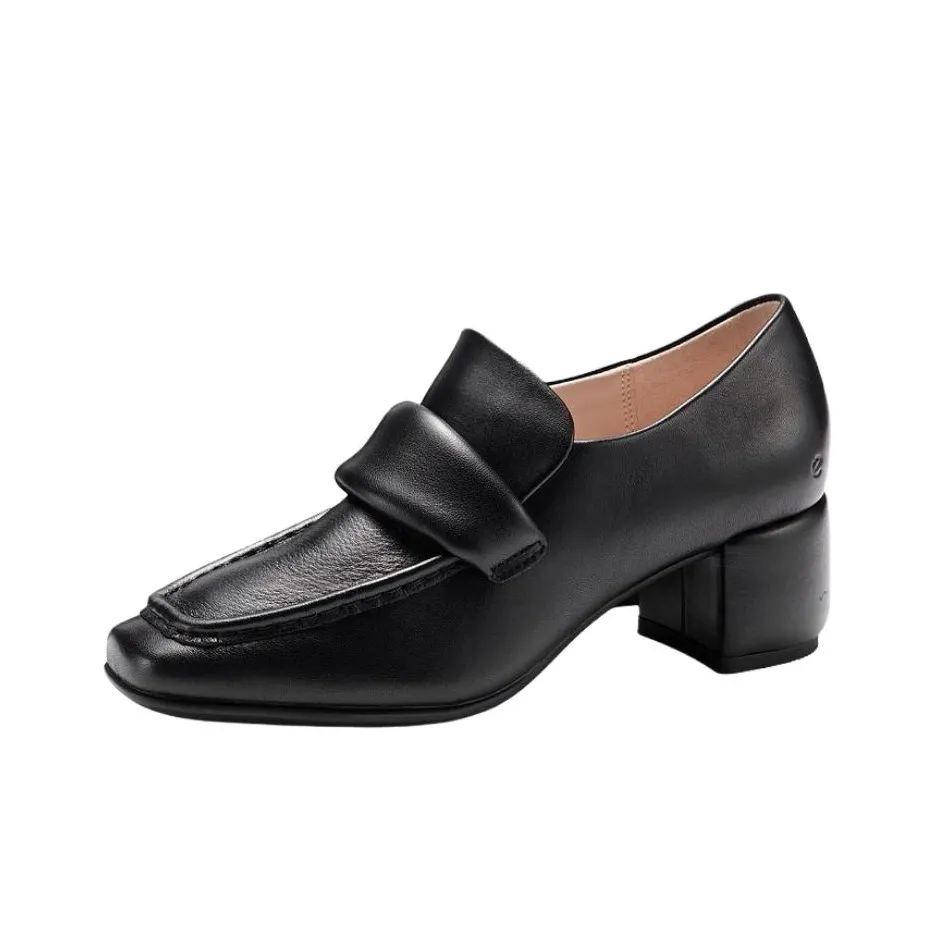 Ecco 35 дюймов Коррекция фигуры Лоферы 5 см Женские Черный 291903