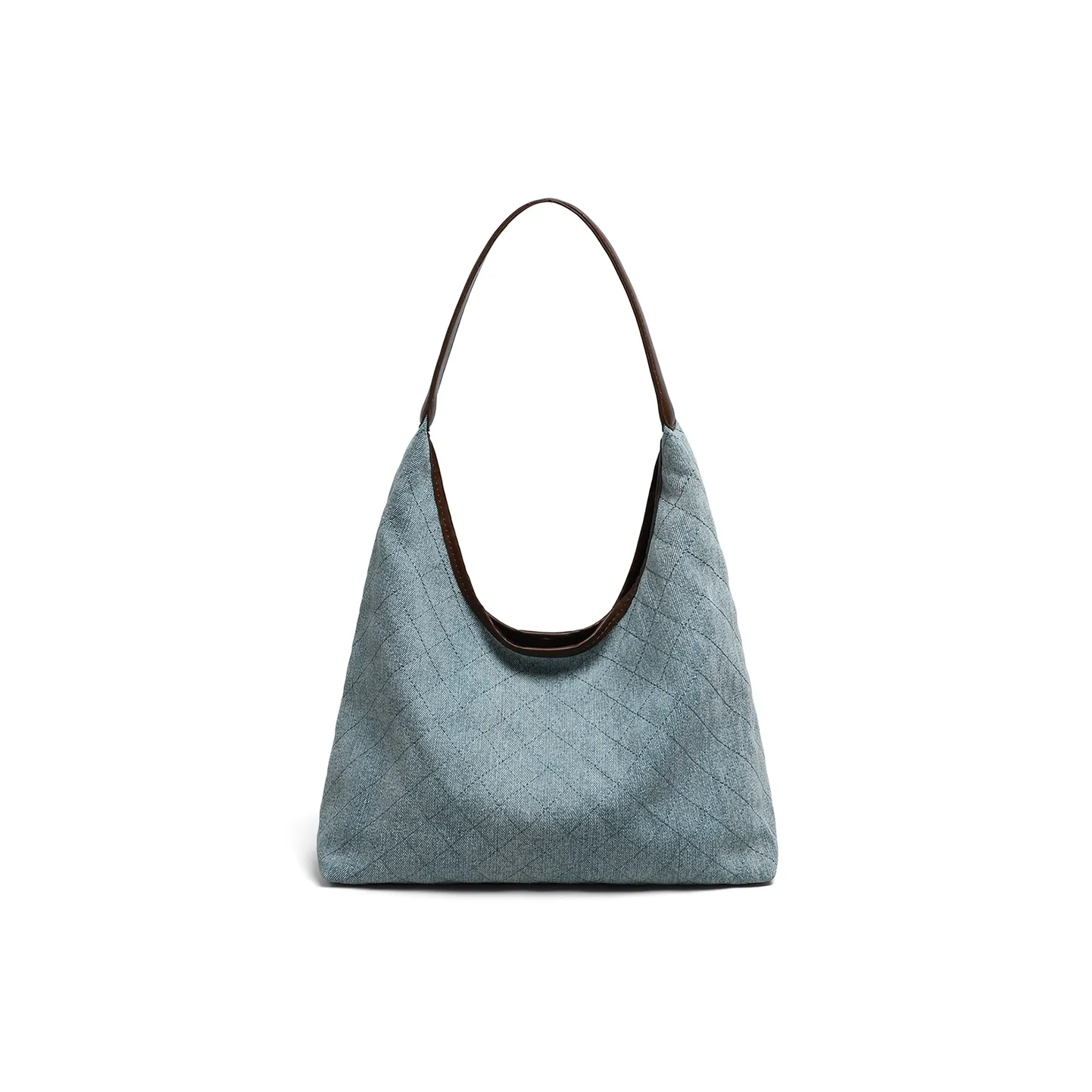 PT'SON Ткань Тоут Сумка Сумка через плечо Стандартная Женская Светло-синяя