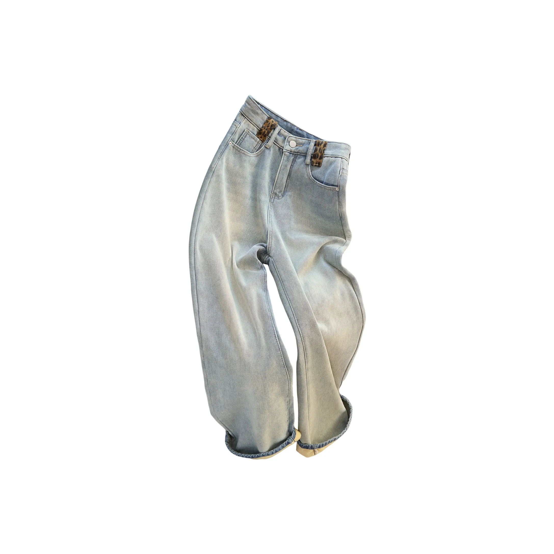 SIBAISHE Светло-синие женские джинсы