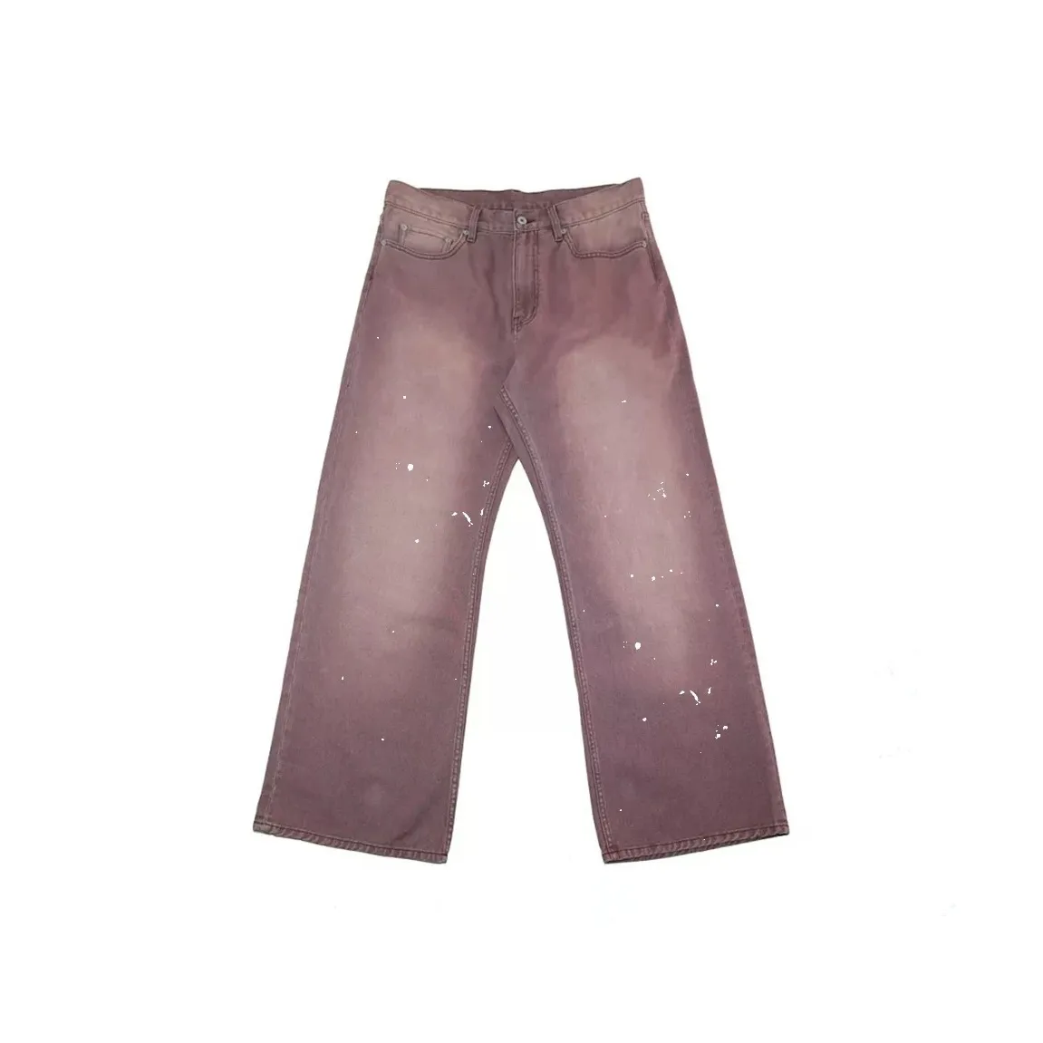 FROM THE STREET Дымчатый фиолетовый унисекс джинсы