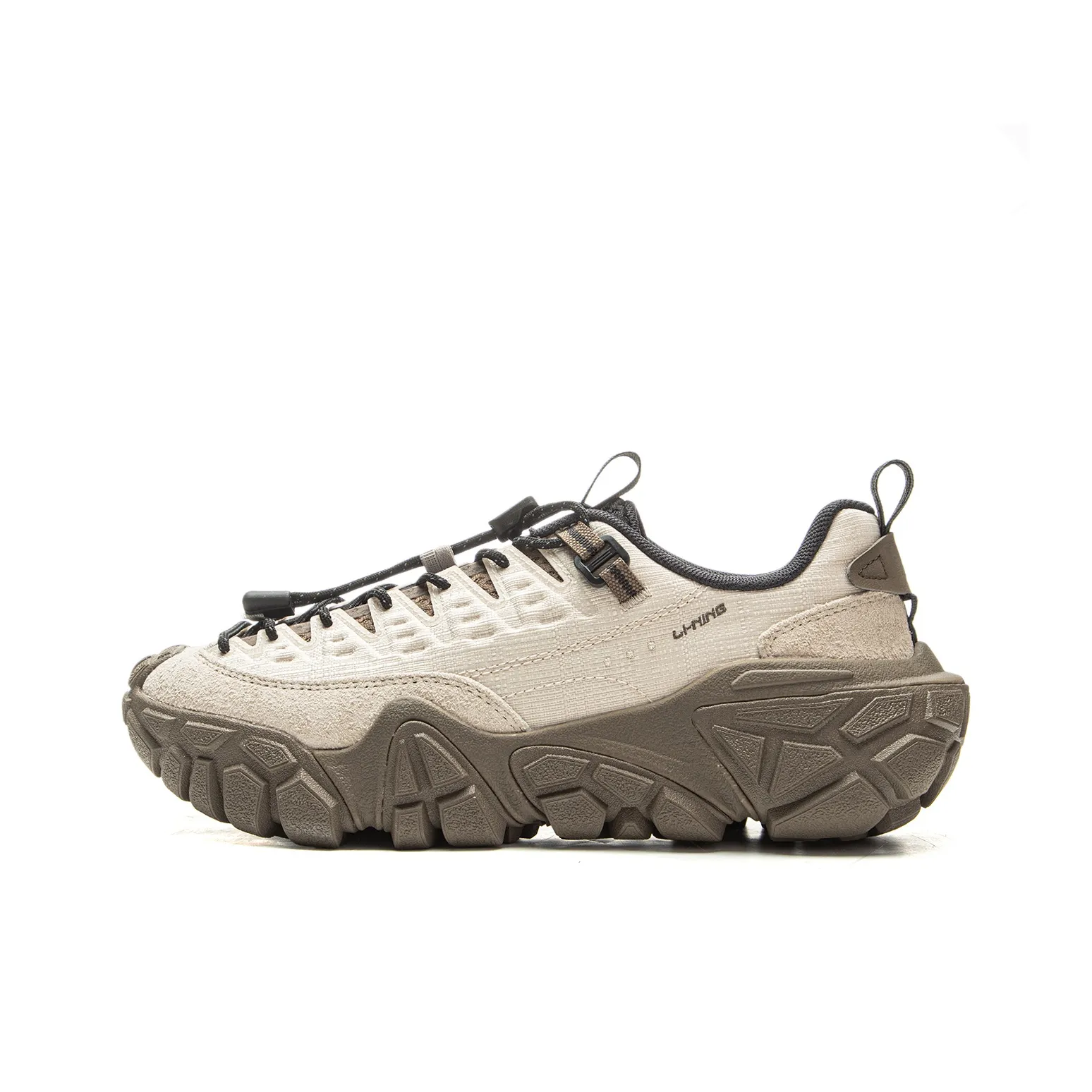 LiNing Dunes Амортизация Противоскользящий Устойчивый к износу Поддержка Низкий Топ Casual Женский Овсяный Серый