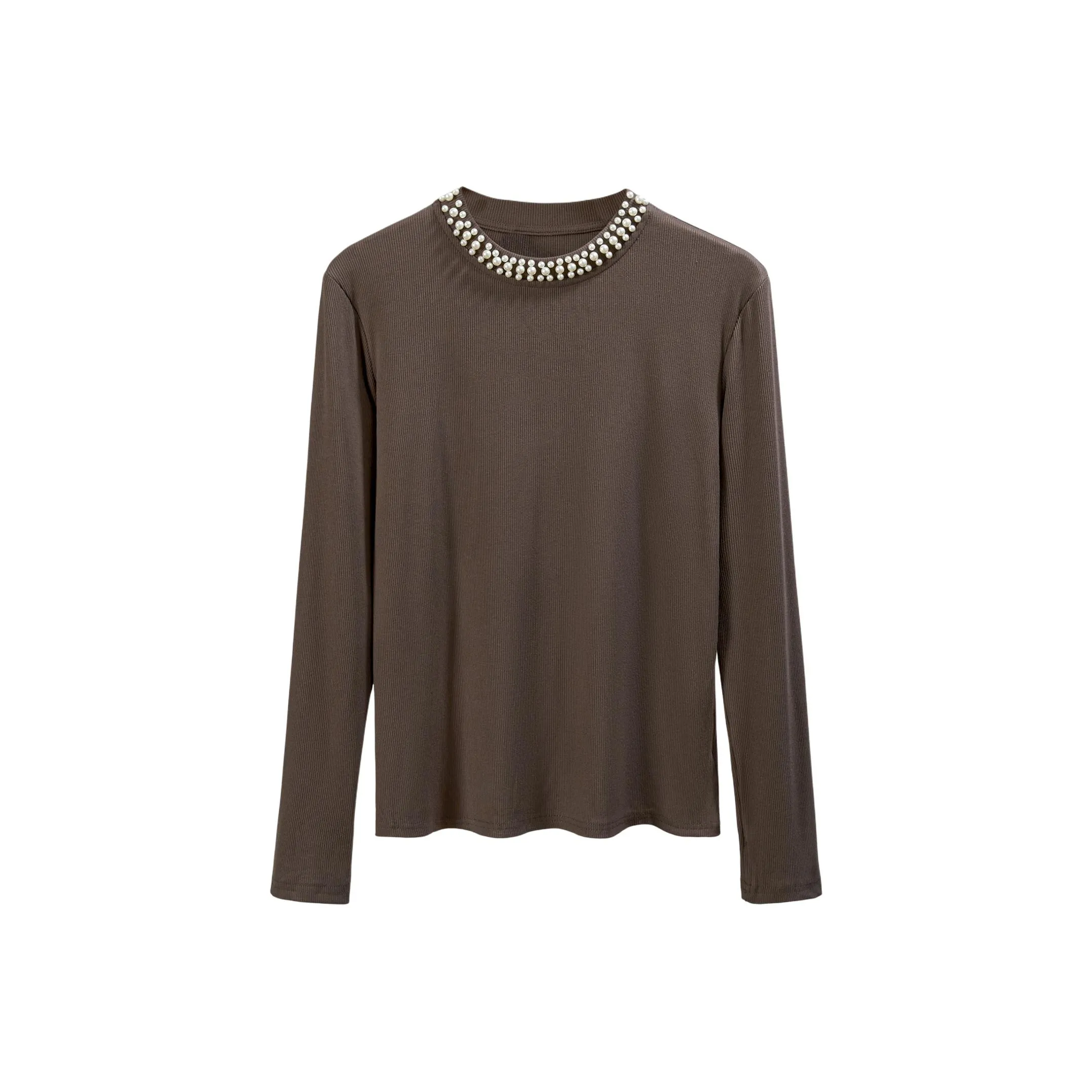 TOUCH Темный кофейный женский T-рубашки