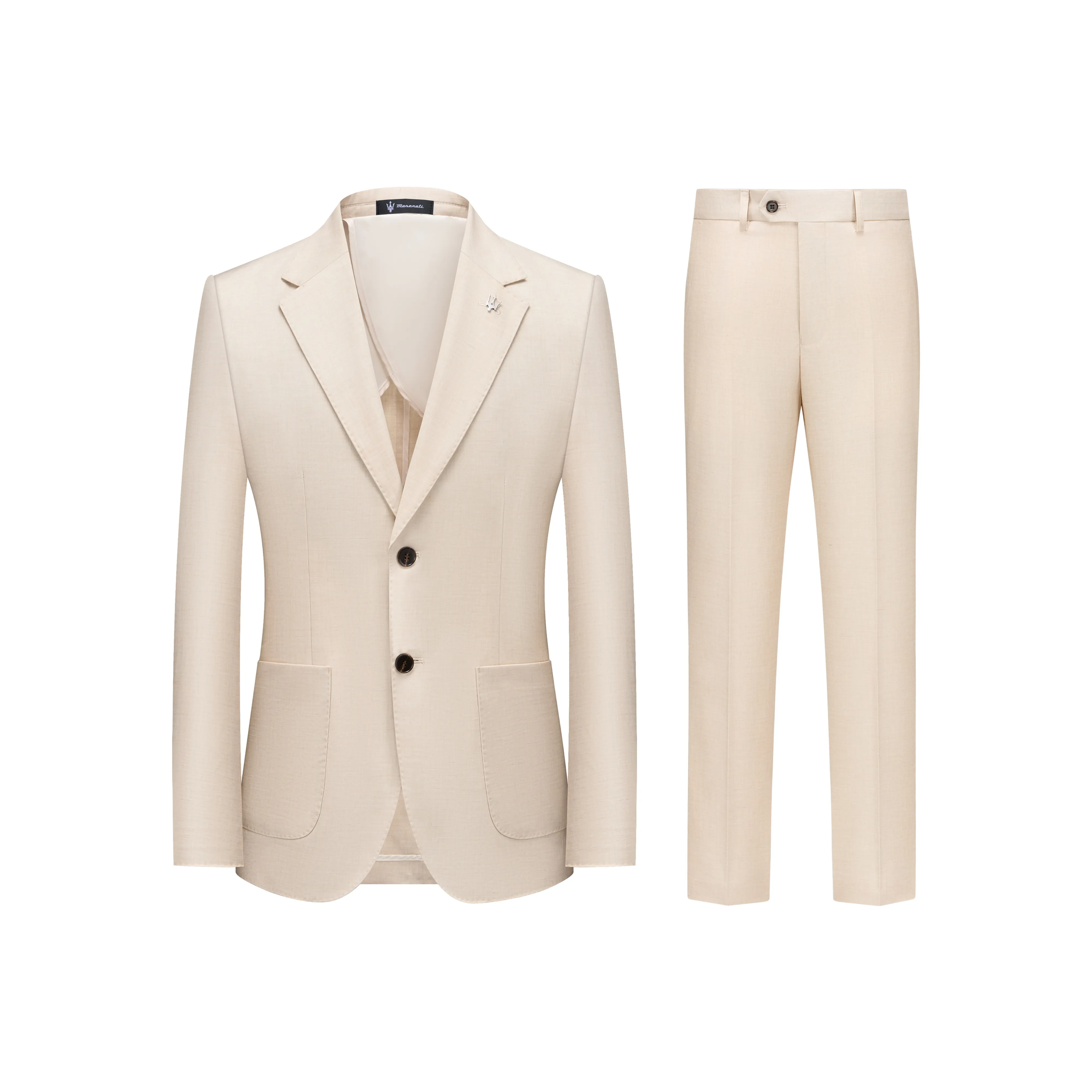 Maserati Овсяный Мужской Деловые костюмы