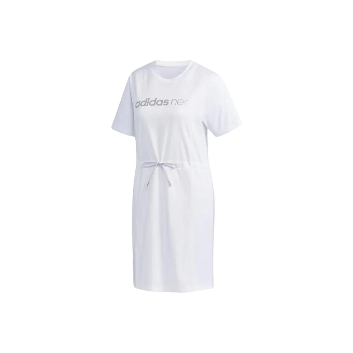 Adidas Short Sleeved Dresses Women's White