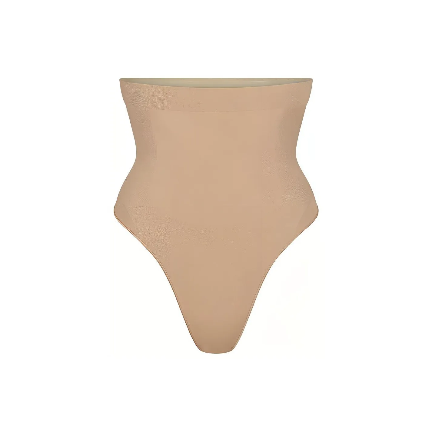 SKIMS SEAMLESS SCULPT HIGH WAISTED THONG Underpants Women's CLAY/White Earth Tone