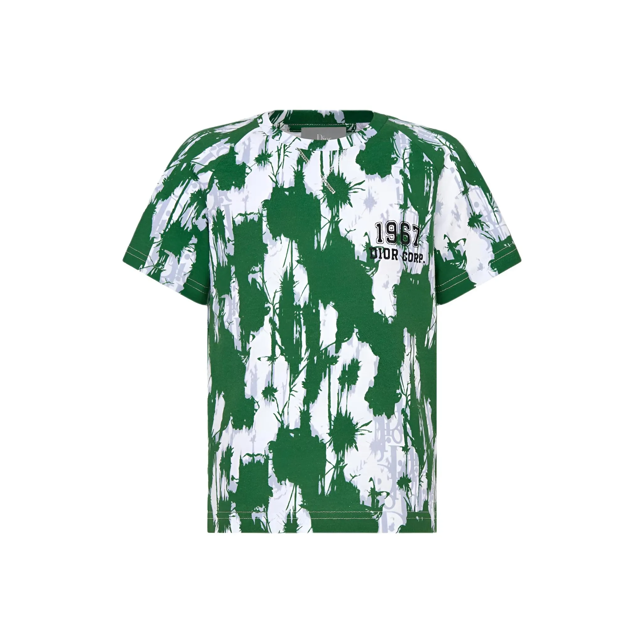 DIOR Quarterly New Products Зеленый KIDS T Рубашки