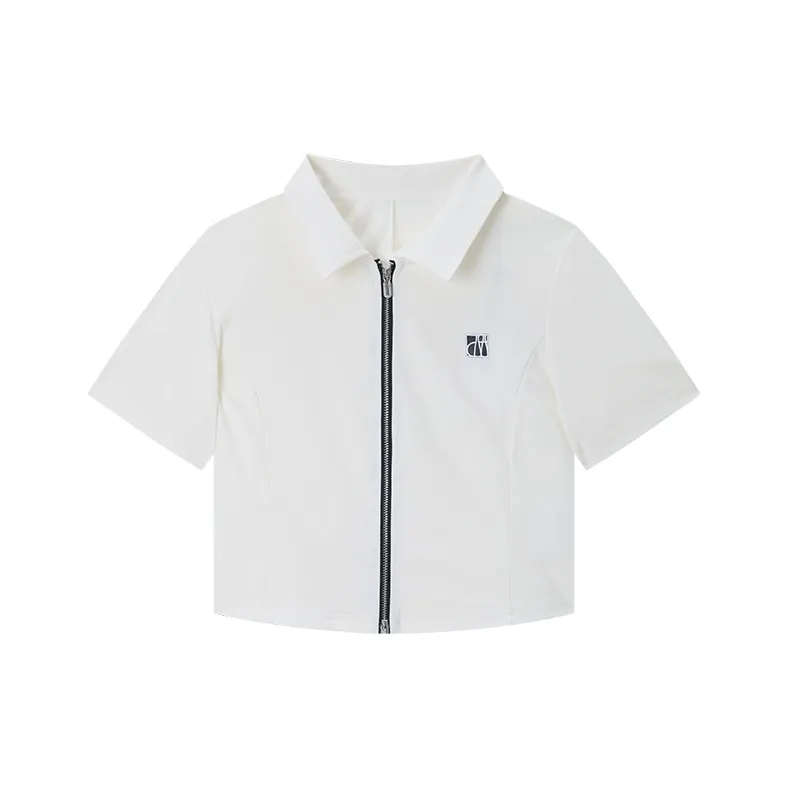 THE SEA LIFE Облачный белый Женские короткие топы