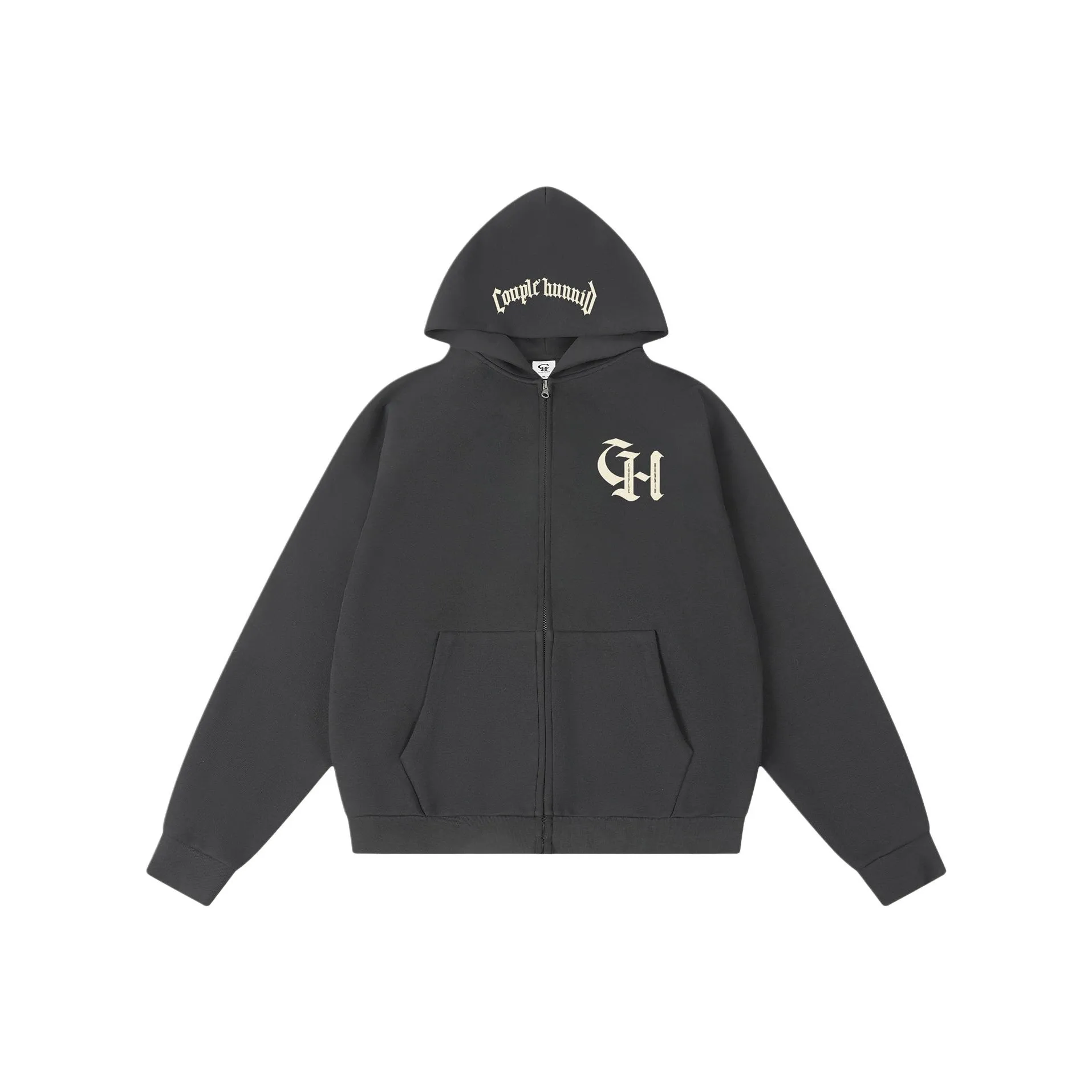 Couple Hunnid С капюшоном молния свитшот унисекс