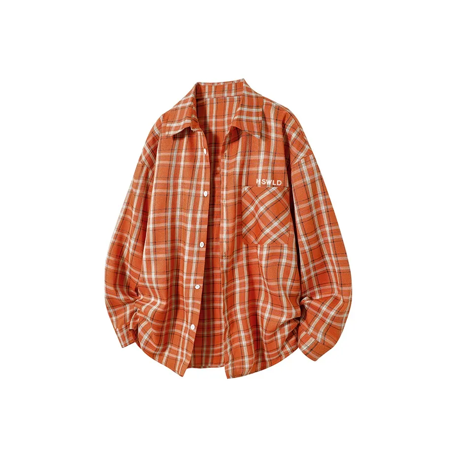 HSWLD Оранжевые Унисекс Рубашки
