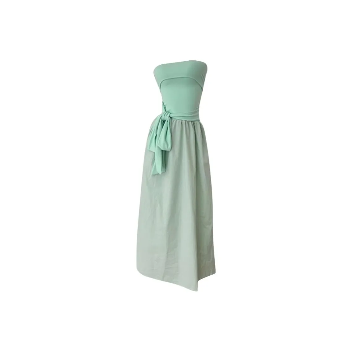 JOSR Светло-зеленые Женские Платья без рукавов