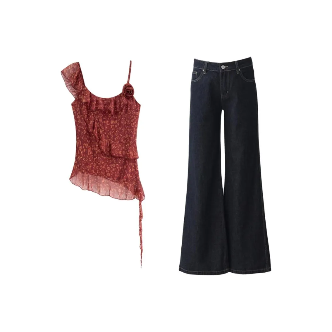 DOKZB Красный Женские Повседневные костюмы