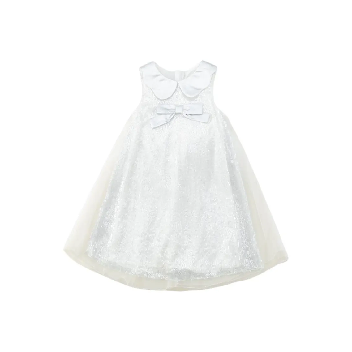 PROTECTCAMEL Серебристо-серый Детские дошкольные платья