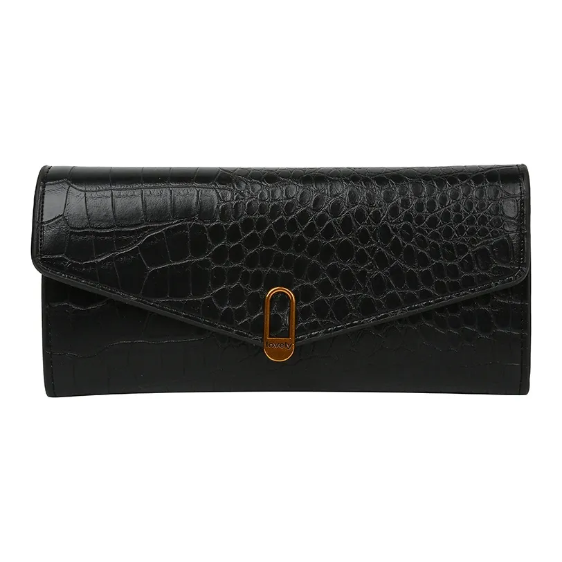 Youe Shone ПУ (полиуретан) Кошелек Женские Черный Зеленый Красный