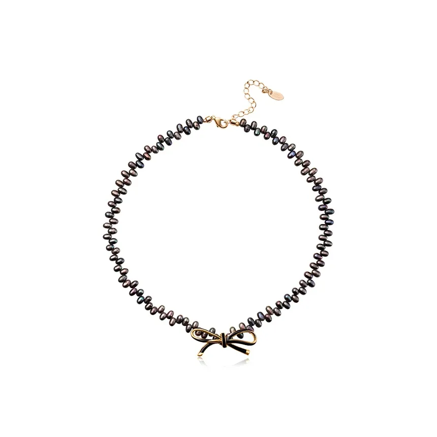 Amber Lollipop Ожерелья с пресноводным жемчугом Женские