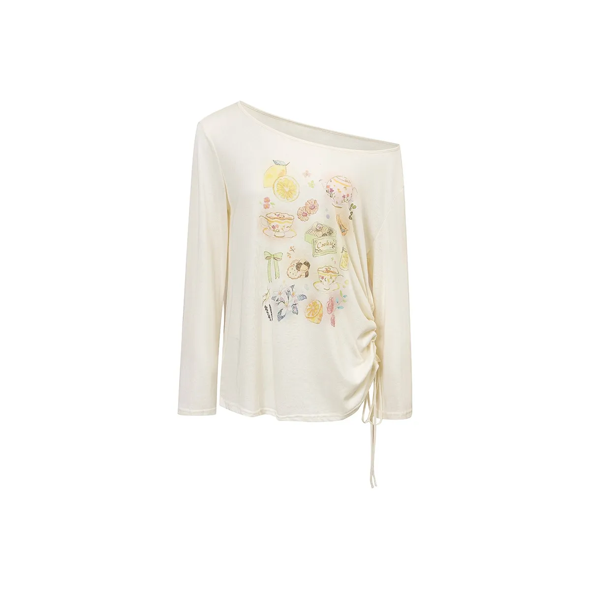 Ariseism Бежево-желтые Женские T-рубашки