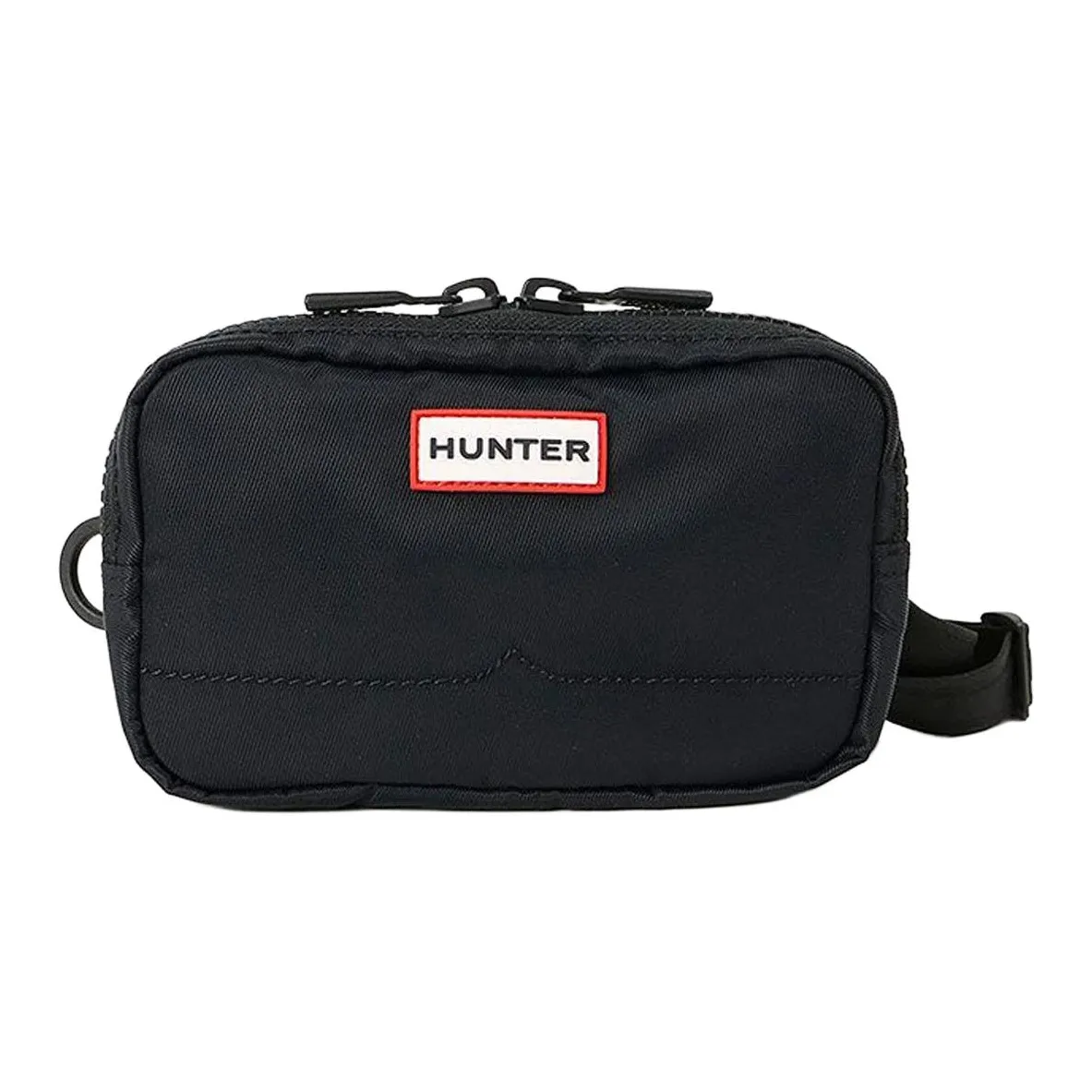 HUNTER Nylon Shoulder Bag, Crossbody Bag Unisex Black