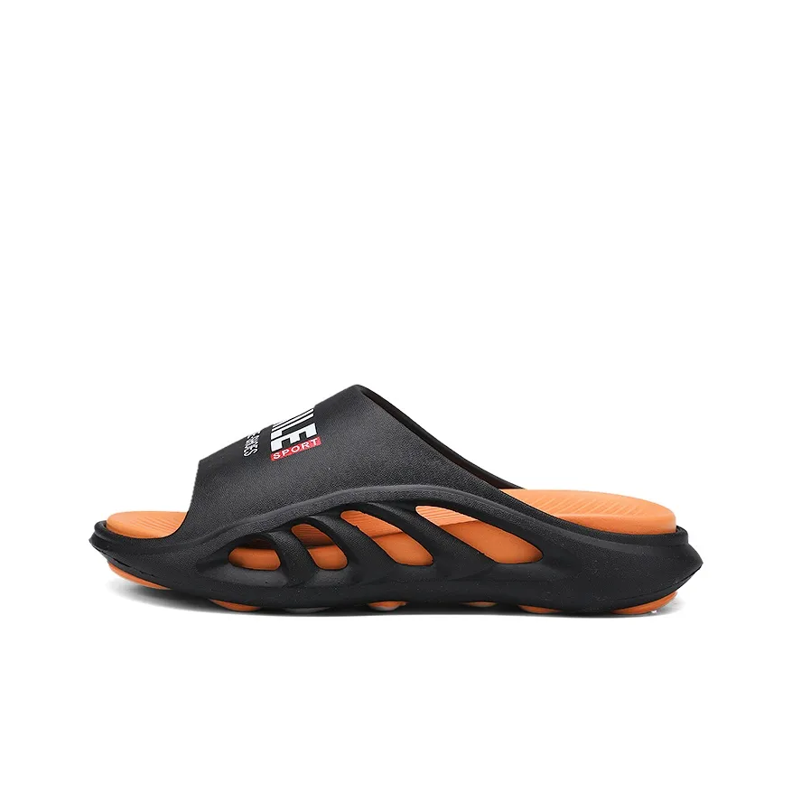 British Knights Слипоны Мужские Черные и Оранжевые