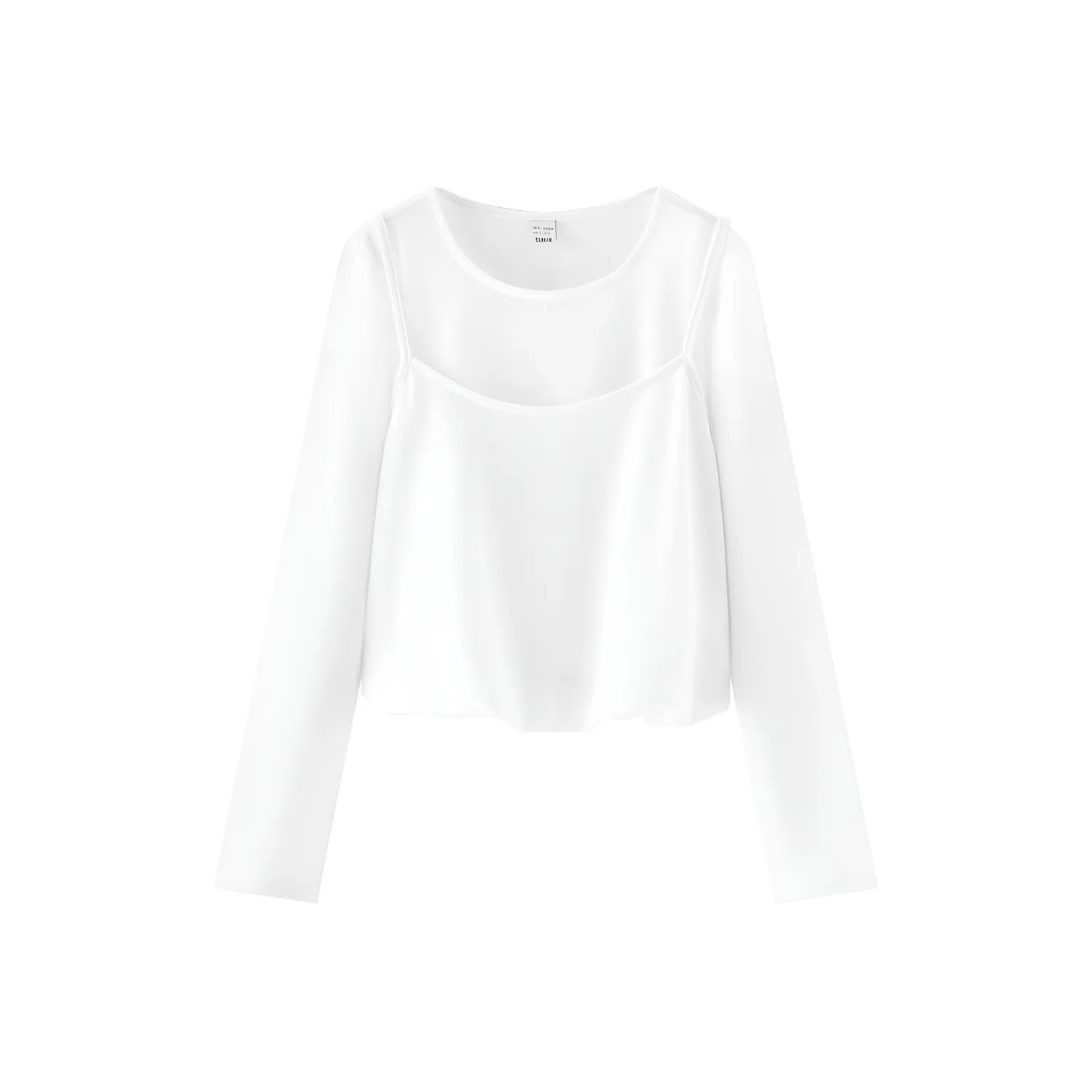 SEM R Длинный рукав Т-рубашка Женская