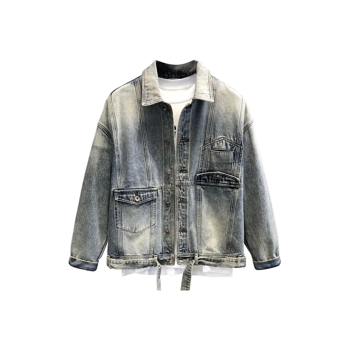 YGQPZHZ Весна Роскошная уличная мода American Casual Куртка Мужская