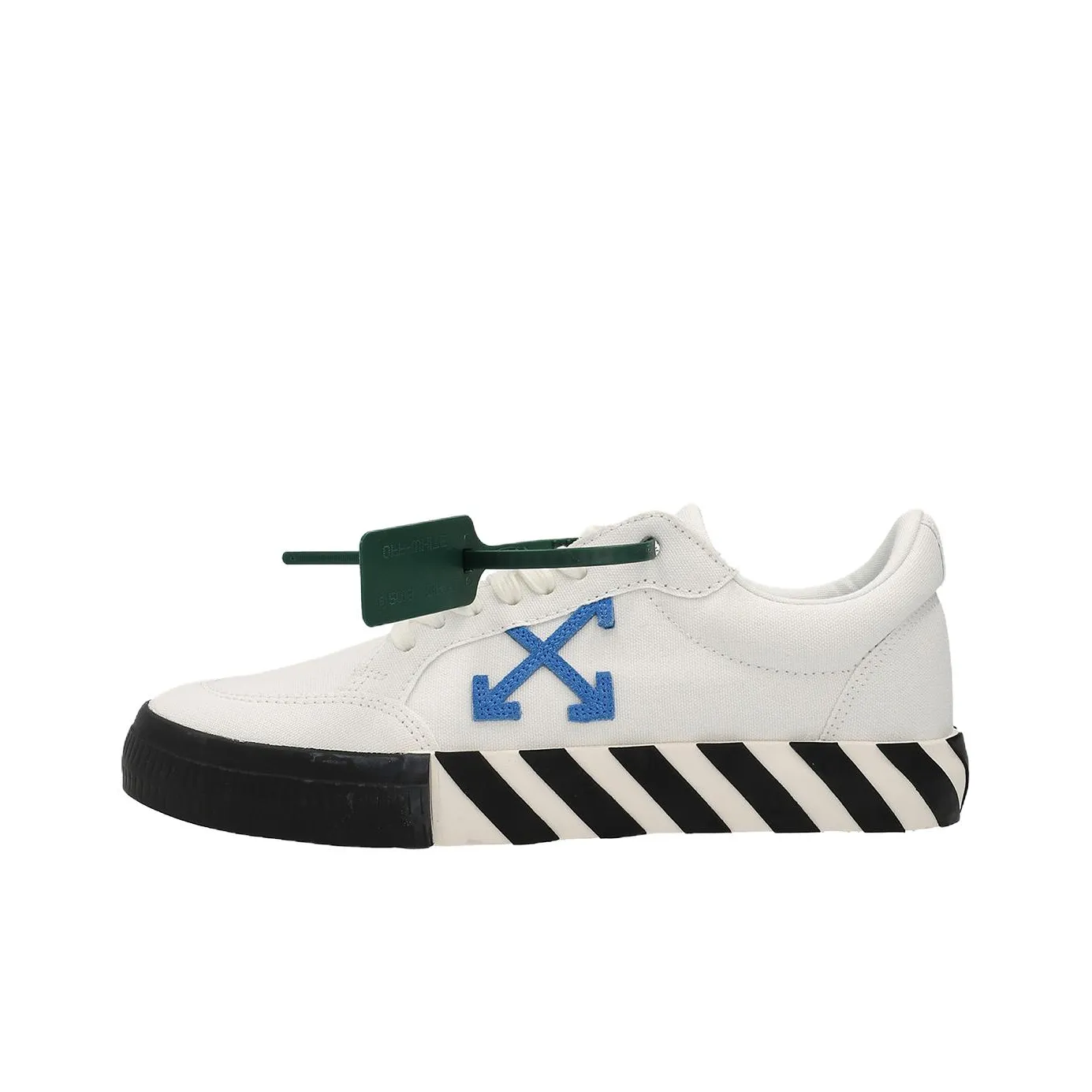 OFF WHITE Low Vulcanized Canvas White Blue
