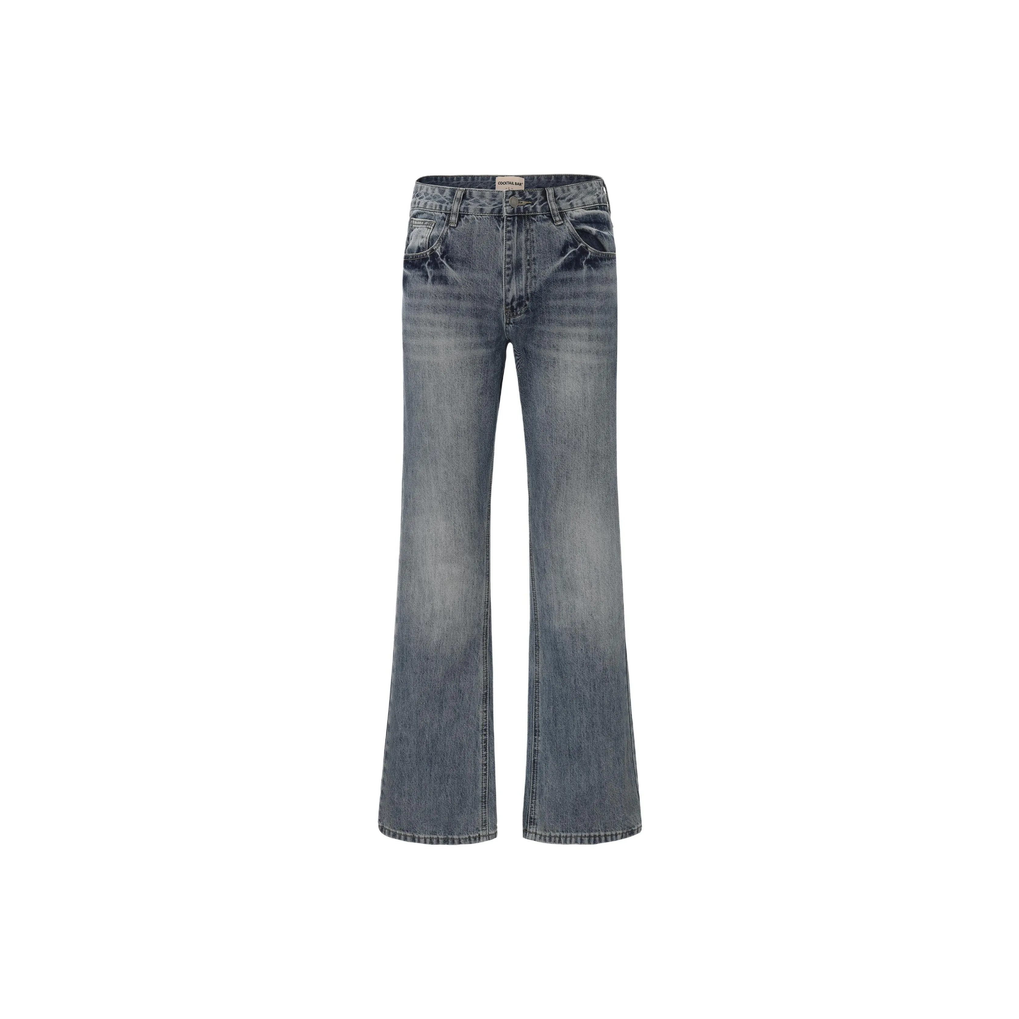 COCKTAIL BAR Ледяной синий Унисекс Джинсы