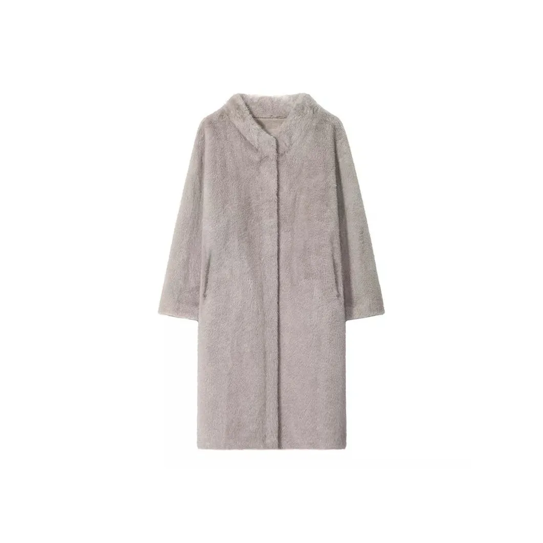 THE SEA LIFE Серо-бежевый Женские меховые изделия