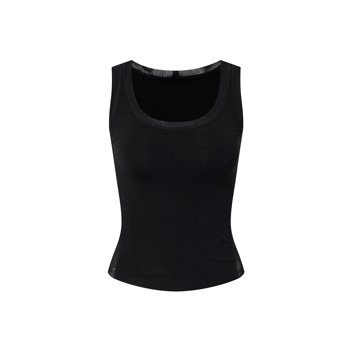 Ariseism Двойной Layer Марля Топ на бретелях Женские Лето Облегающий крой Топ Женские